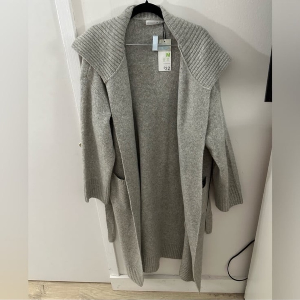 Primark Grey Oversized Long Cardigan / Peacoat - NEW WITH TAGS